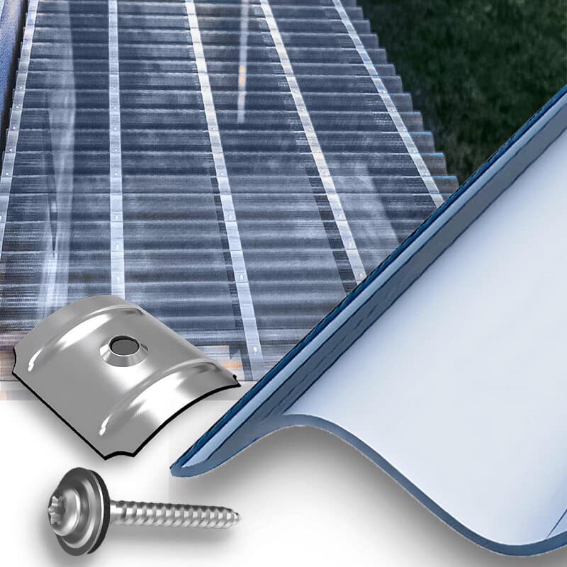 Welldach farblos klar glatte Oberfläche Bausatz Acryl Wellplatten S & V Stegplattenversand GmbH Welldach farblos klar glatte Oberfläche Bausatz Acryl Wellplatten S & V Stegplattenversand GmbH