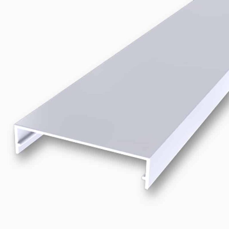 Wandanschlussprofil Alu | inkl. Lippendichtung | Ausladung 65 mm | pressblank