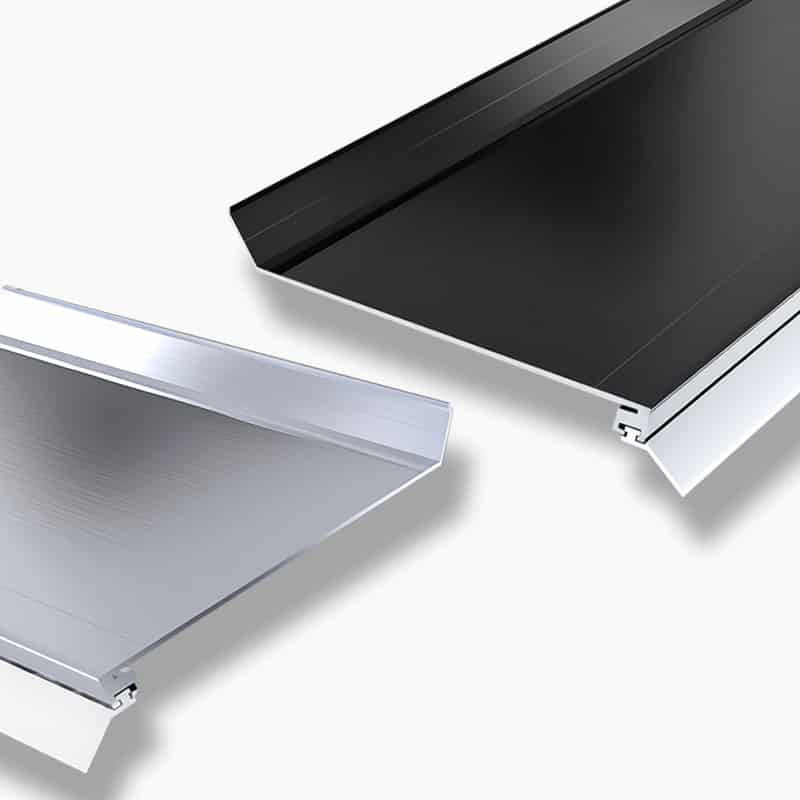 Aluminium Wandanschlussprofil für Stegplattenüberdachung